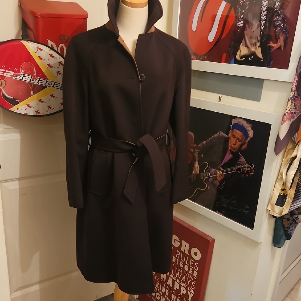 Philosophy di Alberta Ferretti Brown Trench Coat